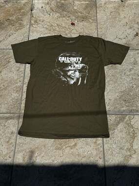 2013 Activision Call of Duty Ghosts Promo T-Shirt Olive Green